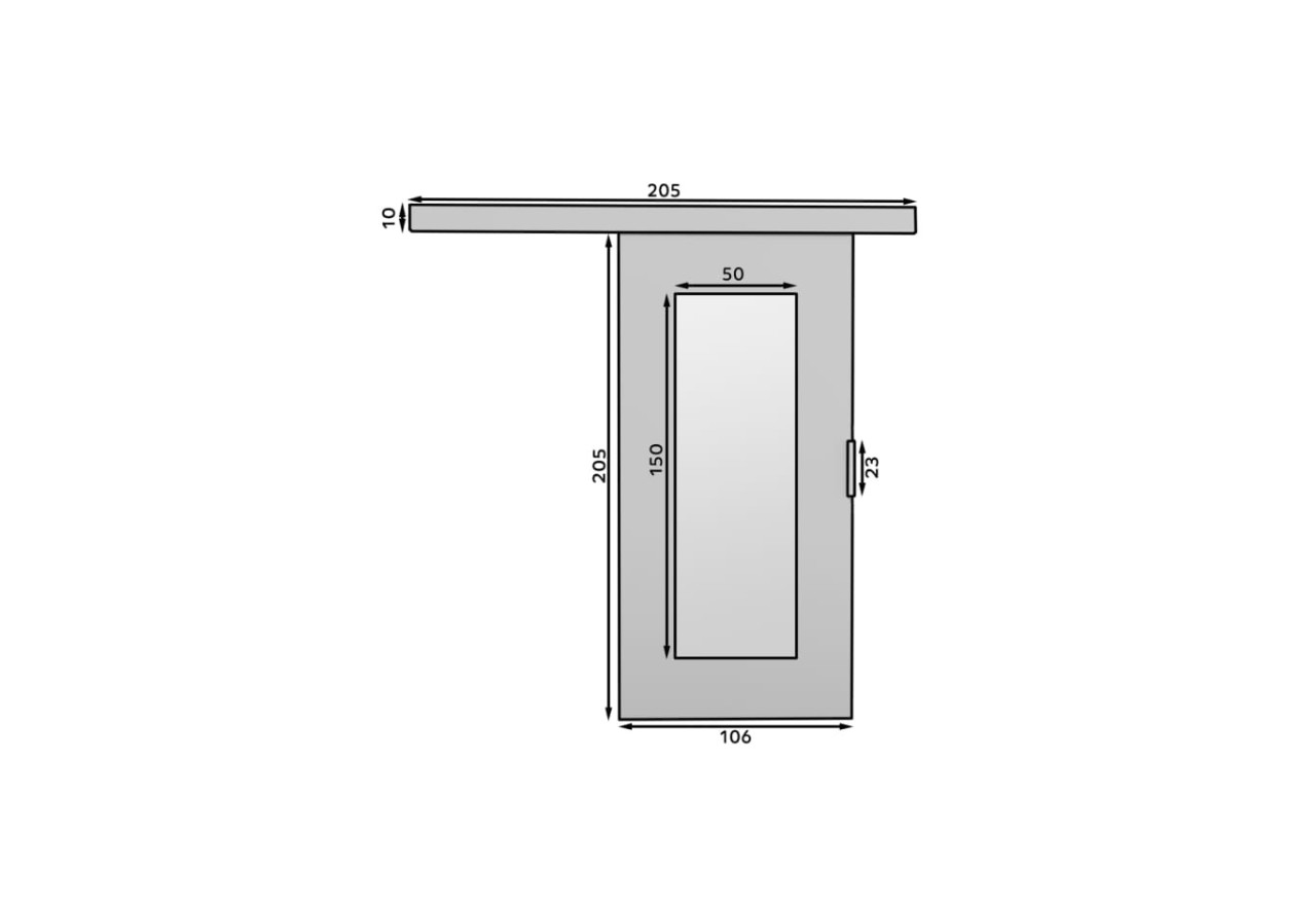 Schiebetüren Nilia L >106cm< Schiebetüren Nilia L >106cm<