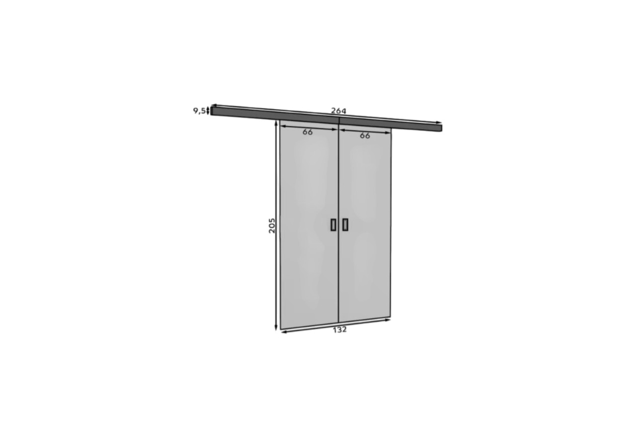 Schiebetüren Totto >126cm< Schiebetüren Totto >126cm<
