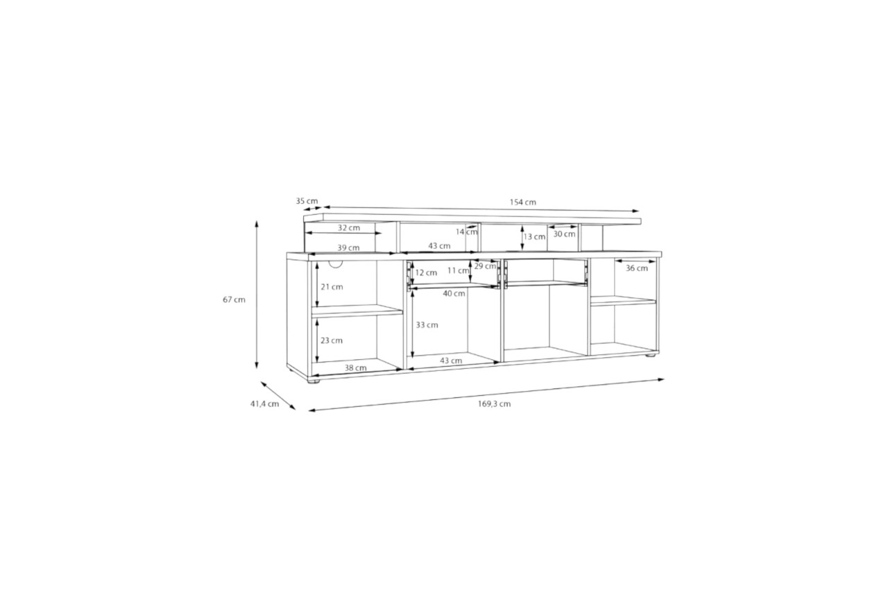 TV Lowboard Compton