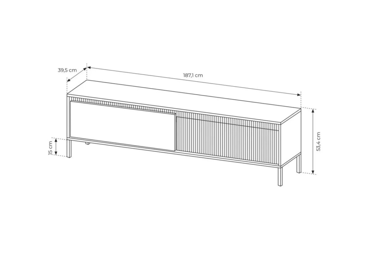 TV Lowboard Senso Lux