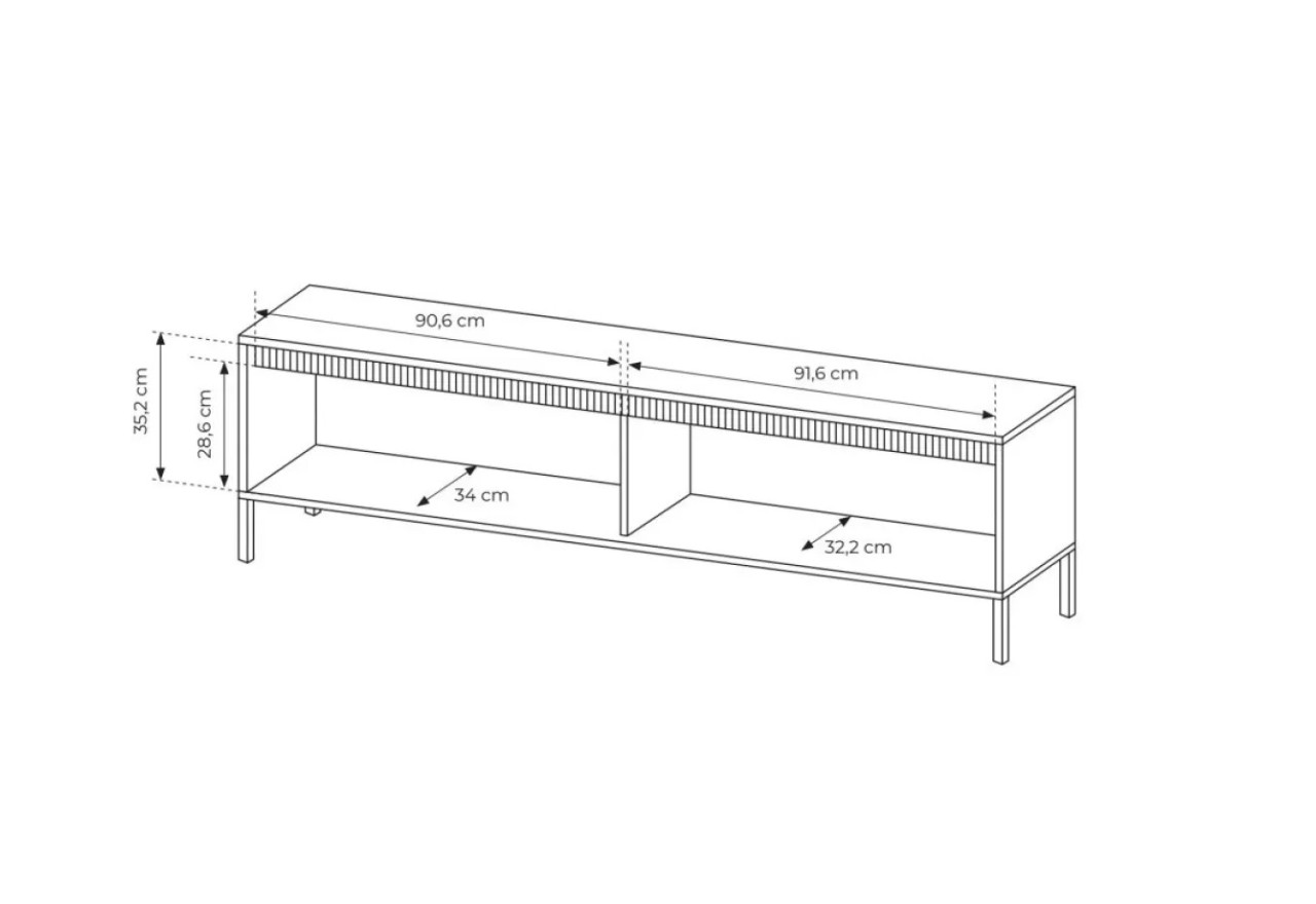 TV Lowboard Senso Lux