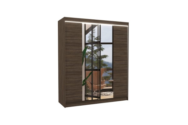 Kleiderschrank Blanca Lux (180cm)