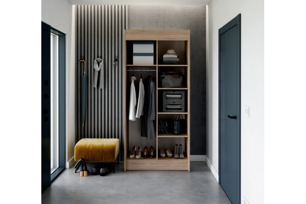 Kleiderschrank Carol (100cm)