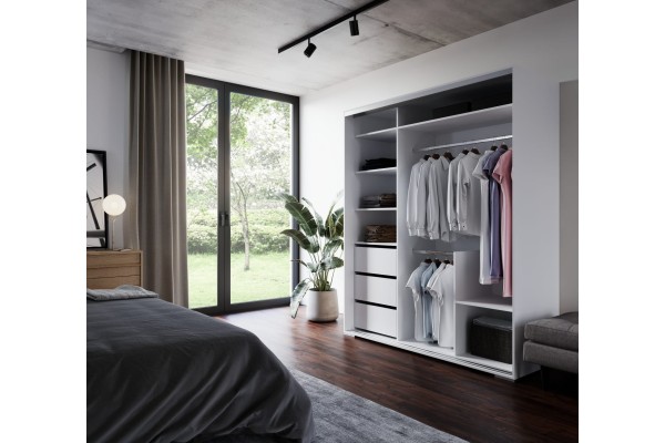 Kleiderschrank Elor (180cm)