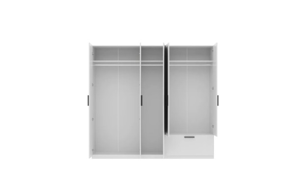 Kleiderschrank Lita M (225cm)