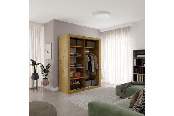 Kleiderschrank Rudi M (160cm)