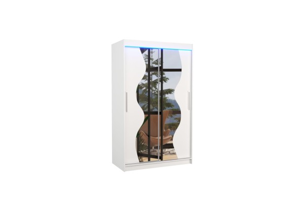 Kleiderschrank Roswald Lux (120cm)