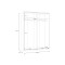 Kleiderschrank Sah S (150cm)