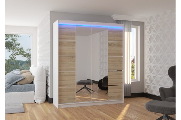 Kleiderschrank Triso Lux (180cm)