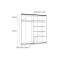 Kleiderschrank Ulos (170cm)