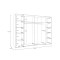 Kleiderschrank Narago Lux (270cm)