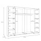 Kleiderschrank Narago Lux (270cm)