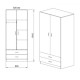 Kleiderschrank Duo Plus (80cm)