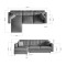 Ecksofa Daron L