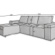 Ecksofa Nalia L