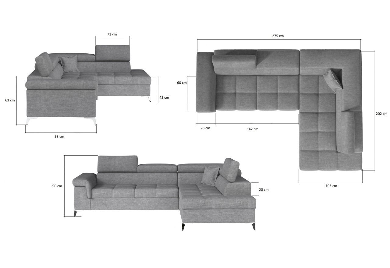 Ecksofa Galano R