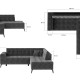 Ecksofa Monza L