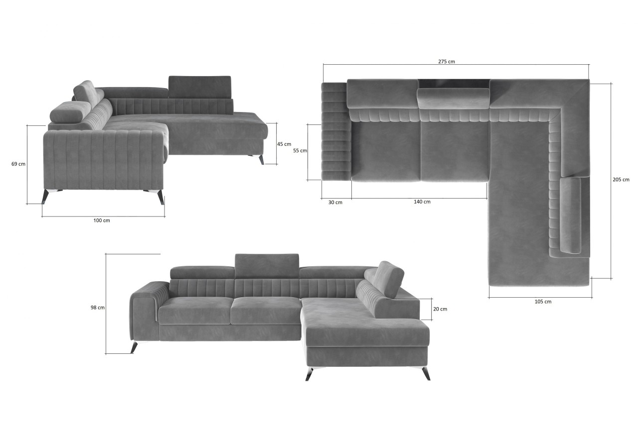 Ecksofa Genova R