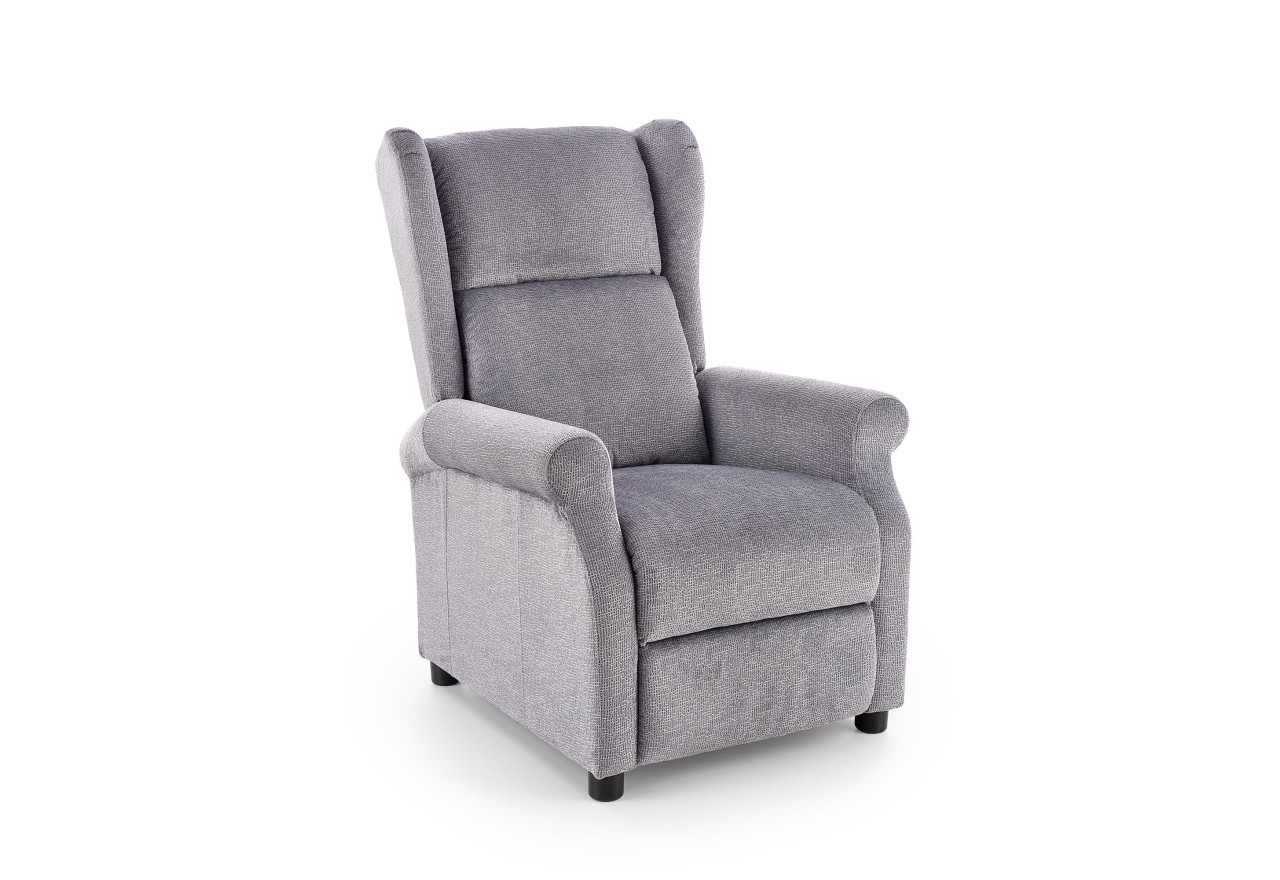 AGUSTIN M recliner with massage function, color: grey