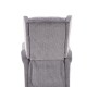 AGUSTIN M recliner with massage function, color: grey