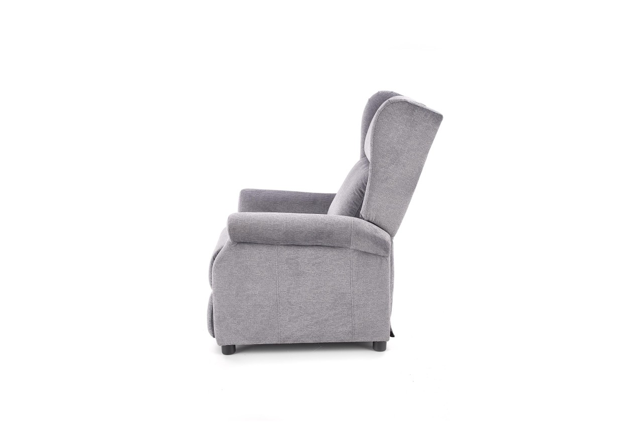 AGUSTIN M recliner with massage function, color: grey