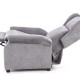 AGUSTIN M recliner with massage function, color: grey