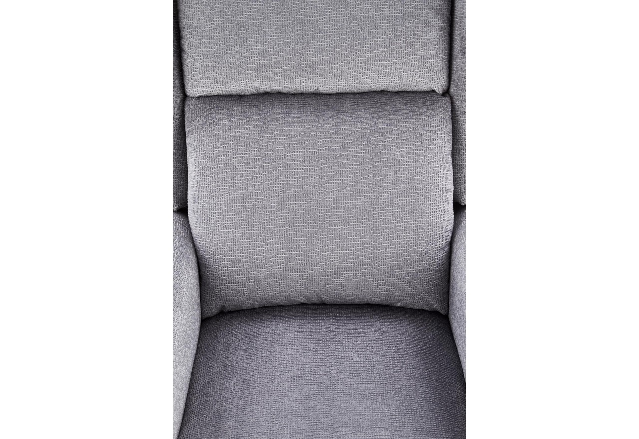 AGUSTIN M recliner with massage function, color: grey