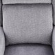 AGUSTIN M recliner with massage function, color: grey