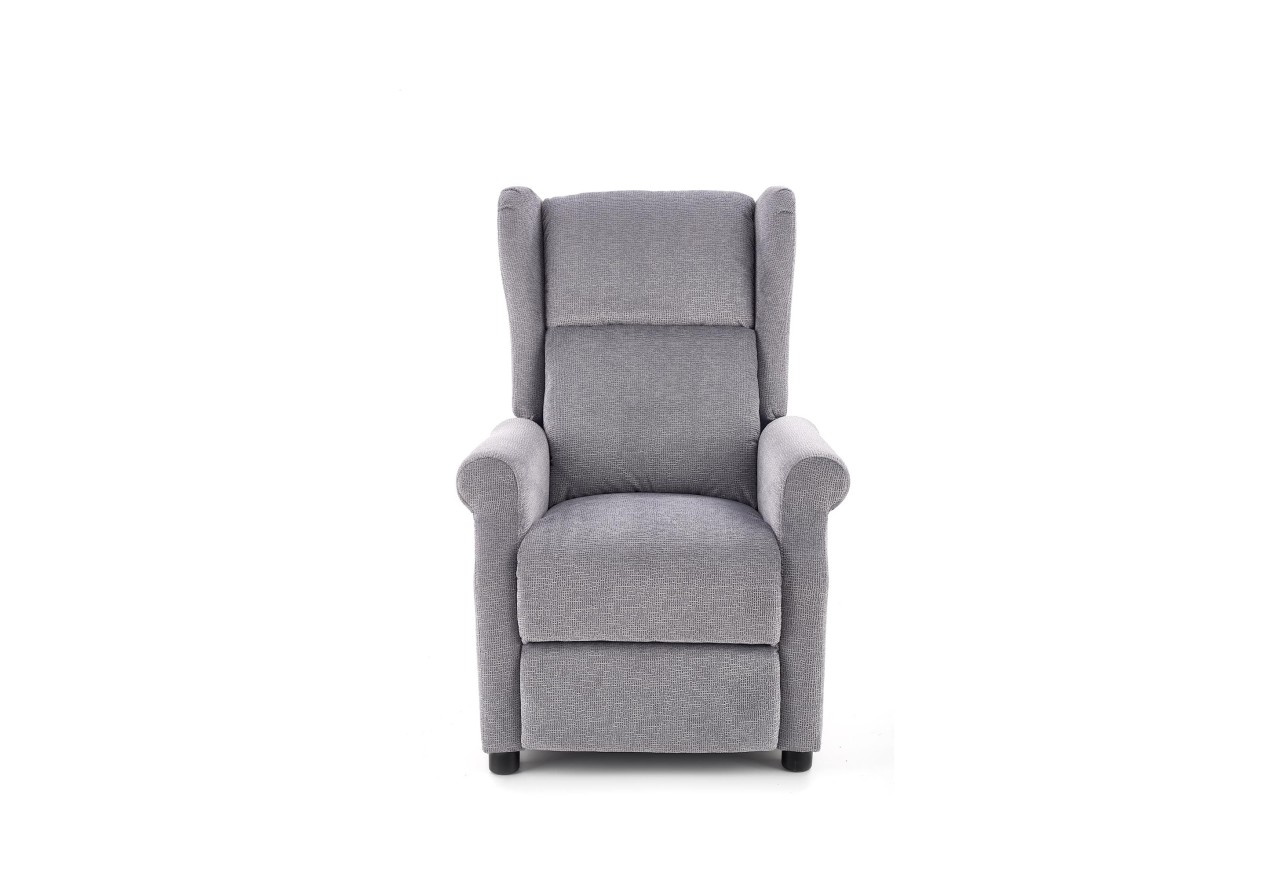 AGUSTIN M recliner with massage function, color: grey